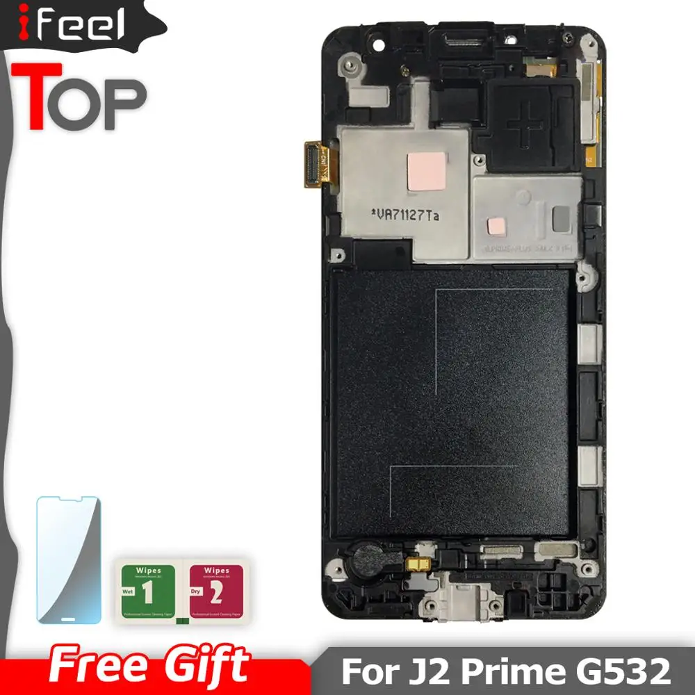 Baratos Siento para Samsung Galaxy J2 primer G532 G532F reemplazo de pantalla LCD de pantalla táctil de digitalizador Asamblea