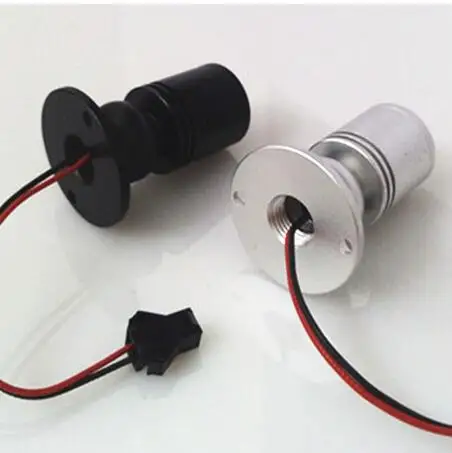 1 Вт Светодиодный прожектор Мини светодиодный светильник 10 шт./лот AC85-265V белый или теплый белый Кабинет свет RoHS CE