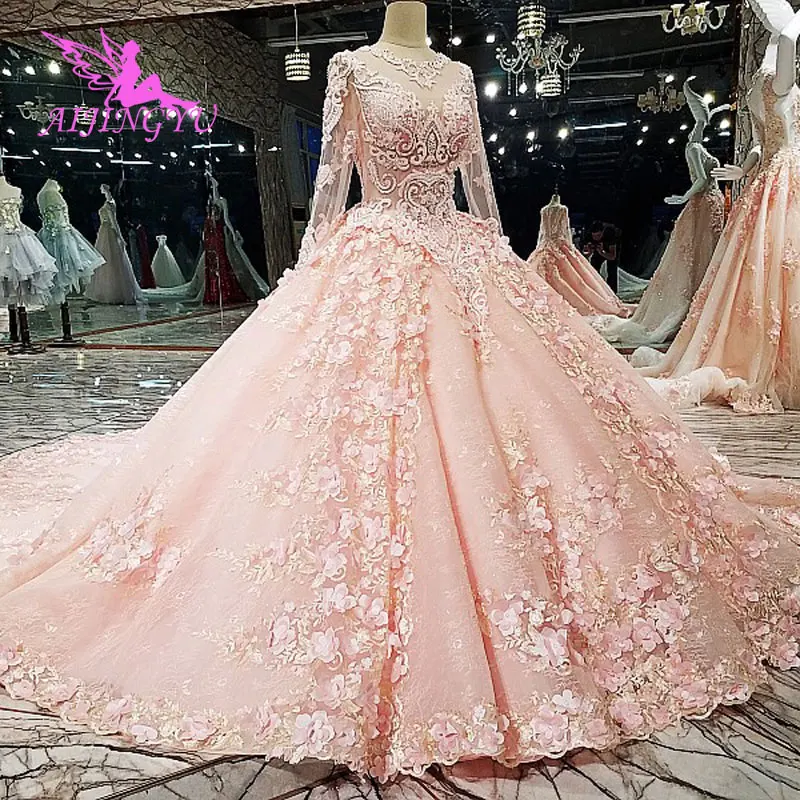 AIJINGYU Weddingdress 2021 2020 свадебные платья распродажа индивидуальный дизайн винтажное