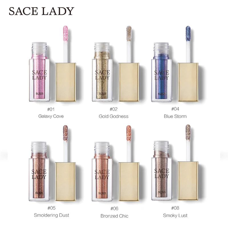 SACE LADY блестящие тени для макияжа осветитель мерцающие макияж жидкие век