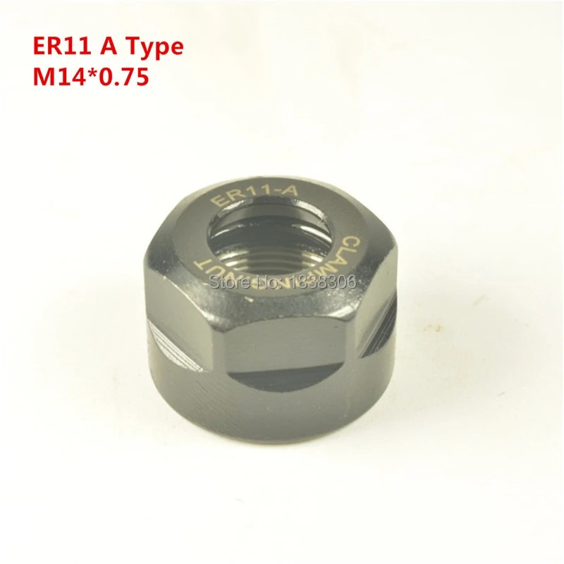 ER11 A Type Clamping Nut Collet Chuck Holder 40CR Steel Lathe Tools Durable