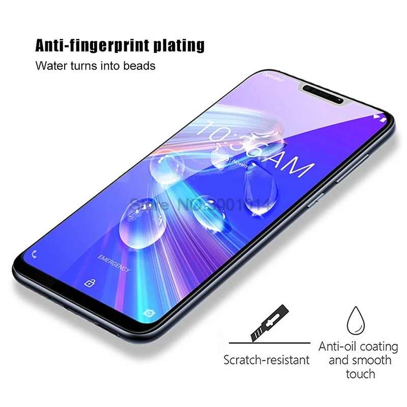 Для Asus Zenfone Max M2 ZB633KL закаленное стекло для защита экрана с полным клеем 6 0|Защитные