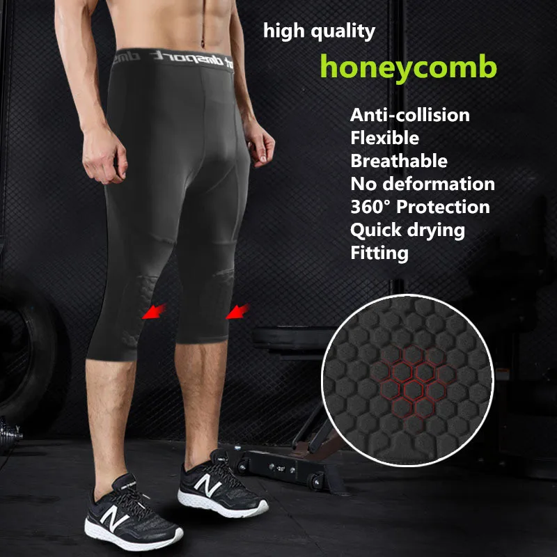 Men's Tights Compression Pants Running Leggings Men Mallas Deporte Hombre  Fitness Mens Leggings Tights Men Gym