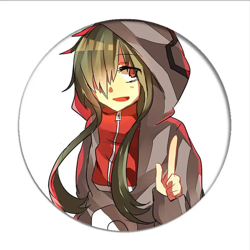 1 шт. аниме MekakuCity актеры Кидо Косплей брошь булавки Kagerou Проект Q версия мультфильм