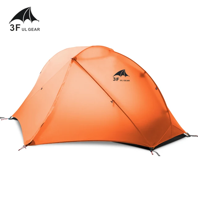 3F UL GEAR Outdoor Ultralight Camping Tent 3/4 Season 1 Single Person Professional 15D Nylon Silicon Tent Barracas Para Camping 3