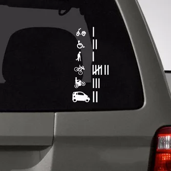 

6x12cm Keeping Score Funny Count Vinyl Stickers Car Truck Traffic Decal Unique Humour Joke WaterProof T119