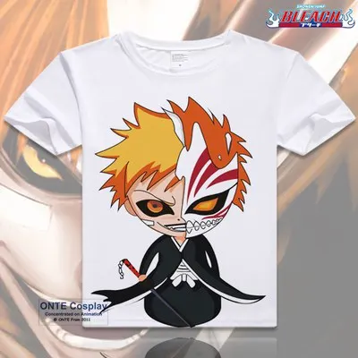 XQshop Unisexe Anime Bleach T-Shirt décontracté Sweat à Capuche à Manches Longues Costume de Cosplay Kurosaki Ichigo Sweatshirts