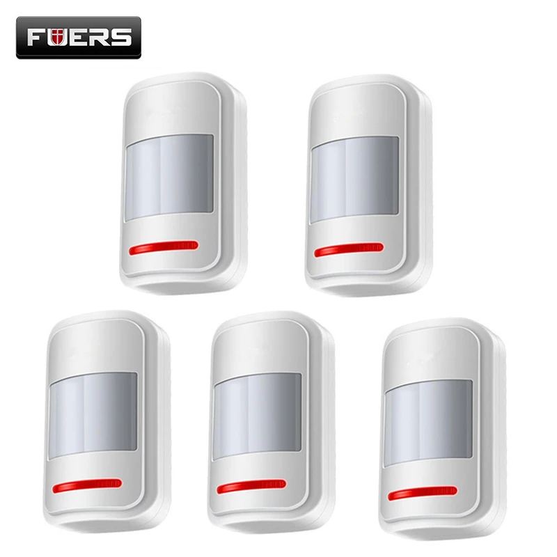 5pcs Wireless PIR motion sensor detector for touch keypad panel GSM PSTN home house security