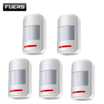 

5pcs Wireless PIR motion sensor detector for touch keypad panel GSM PSTN home house security Burglar voice alarm system