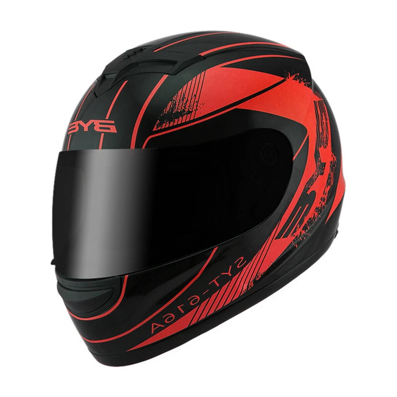 BYE мотоциклетный шлем Мужской полный Педальный мотоциклетный Электрический защитный шлем для велосипеда персонализированные шлемы в горошек
