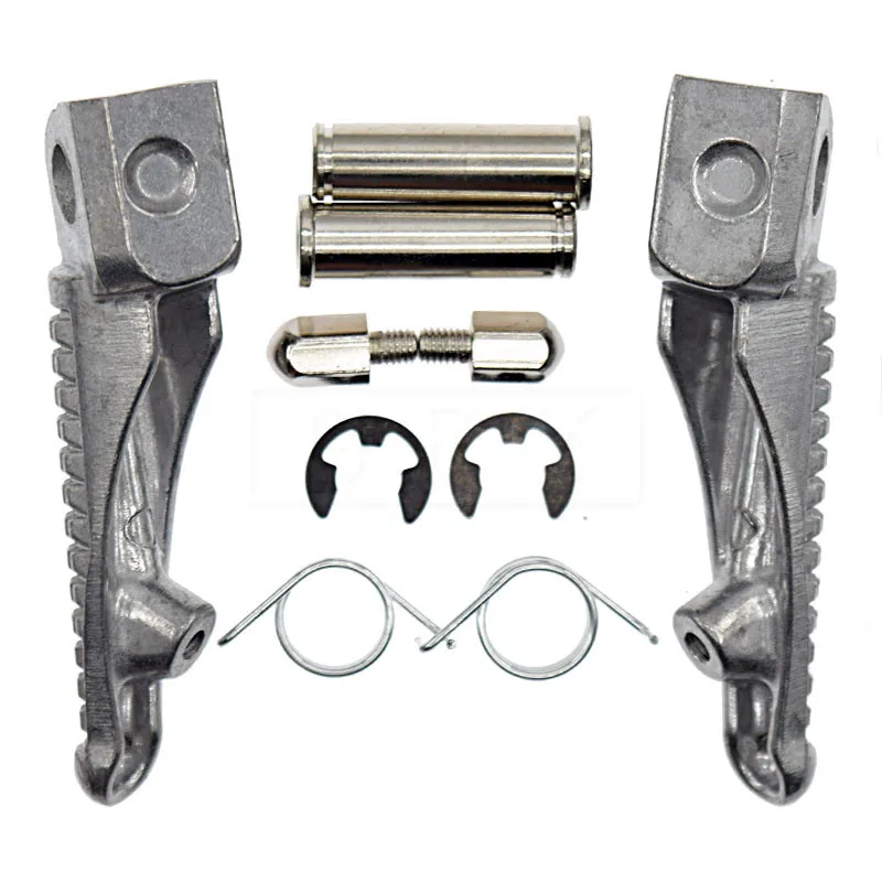 Motorcycle Front Footrests Foot pegs For Kawasaki NINJA ZX6R ZX636 ZX9R ZX10R ZX12R 250R EX250 ER6N ER6F ER6 650R EX650 GTR1400 motorcycle footrests