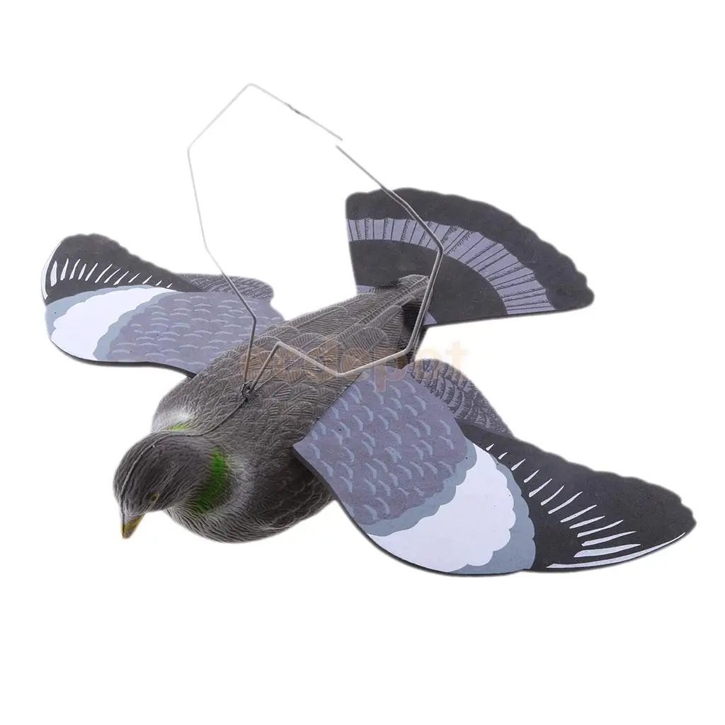 12 Types Simulation Feathered Male Duck Owl Swan Hawk Garden Decor Toy Against Pests Small Birds Rabbit Garden Yard