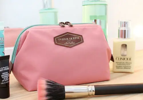 

Cosmetic Bag Travel Makeup Case Women Zipper Make Up Pack Toiletry Portable Outdoor Travel Cosmetic Bag Ladies Men's Wash Kit