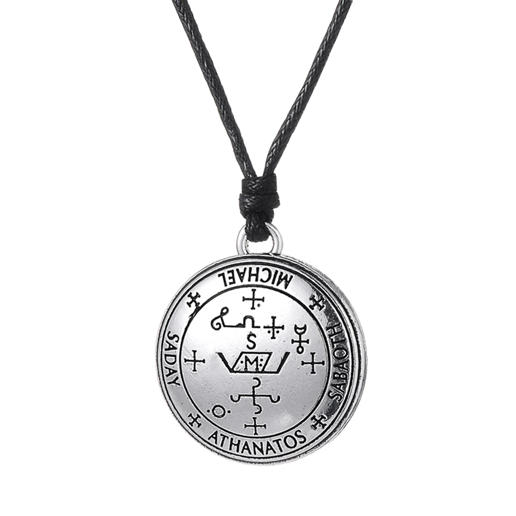 Винтажный Sigil of Archangel Talisman амулет ангел ювелирные изделия подвеска ожерелье|vintage