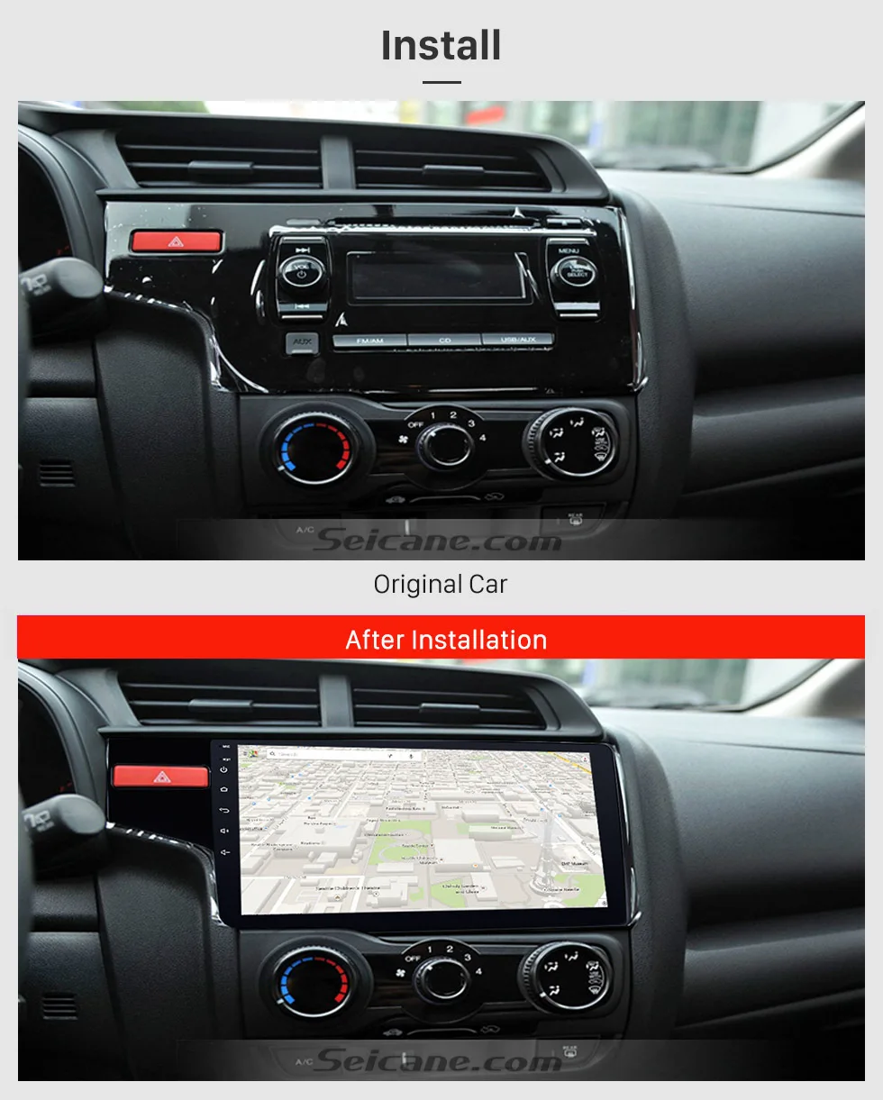 Excellent Seicane 9" 2DIN Android 8.1 Car GPS Navigation Radio unit Player for Honda FIT Left Hand Drive support DAB+ TPMS DVR TV Tuner 2 Excellent Seicane 9" 2DIN Android 8.1 Car GPS Navigation Radio unit Player for Honda FIT Left Hand Drive support DAB+ TPMS DVR TV Tuner 2