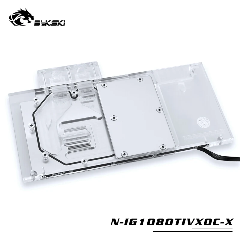 Блок для воды BYKSKI красочных видеокарт iGame GTX1080Ti Vulcan X OC/1070TI OC/TOP с полным покрытием