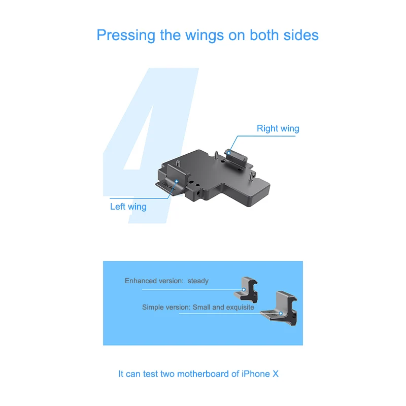 QIANLI iPhone X PCB Материнская плата iSocket Jig тестовое приспособление логическая плата диагностический тест ремонтные инструменты без пайки