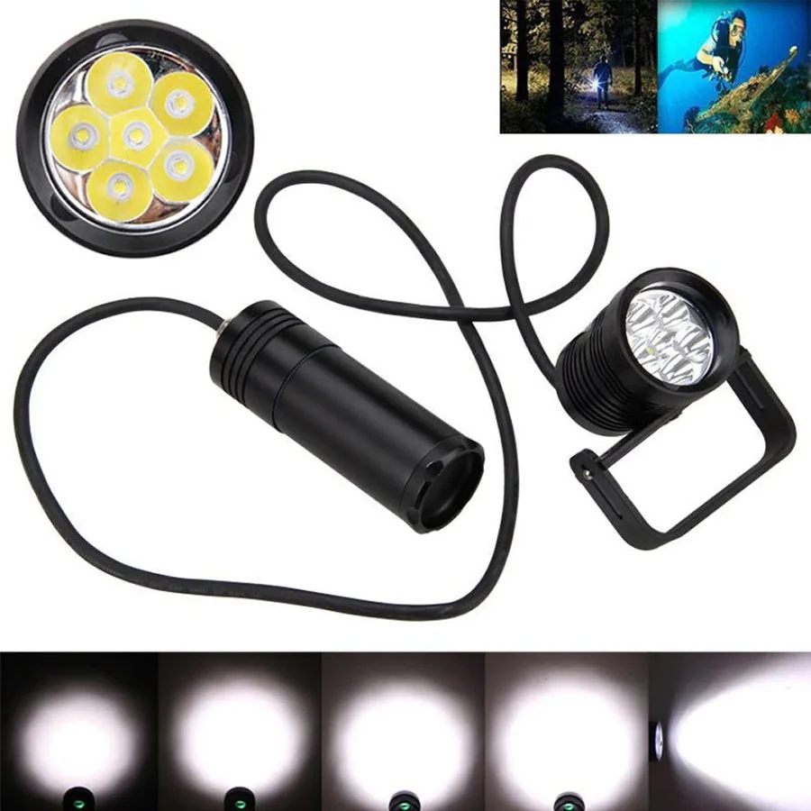  Diving LED Flashlight Aluminum Underwater 150m Waterproof Photography Tactical Flashlight Highlight - 32850243273