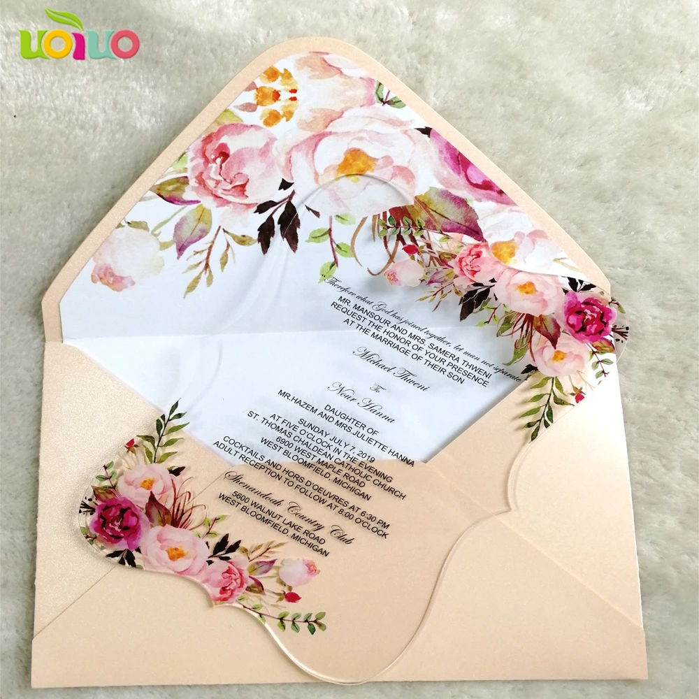 Carte postale Mariage ou Soirée Invitations-Personnalisé avec enveloppes