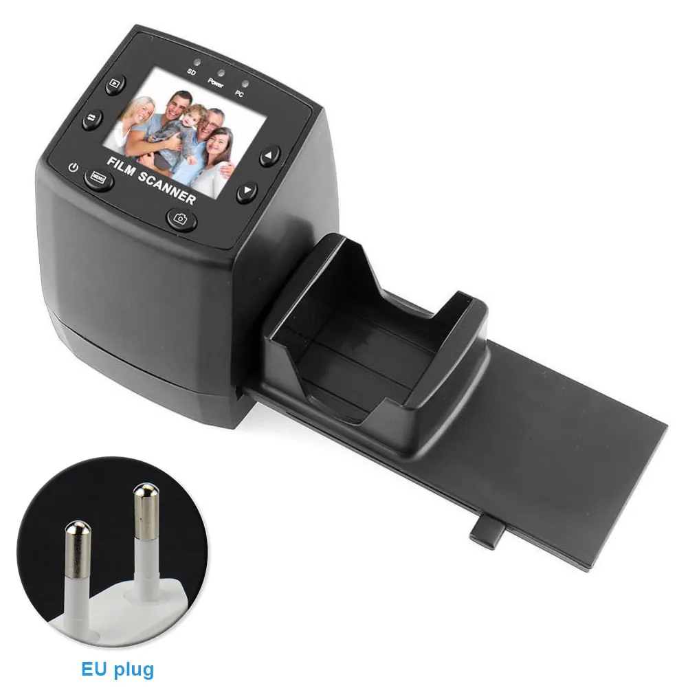 

EC717 2.4inch LCD Display Quick Mini Film Scanner High Resolution Tool Image Viewer Negative Films Converter Movie Slide Editing