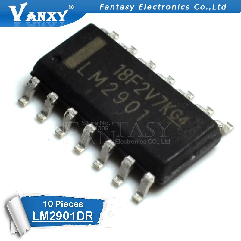 

10PCS LM2901DR SOP14 LM2901 SOP 2901DR SOP14 SMD new and original IC