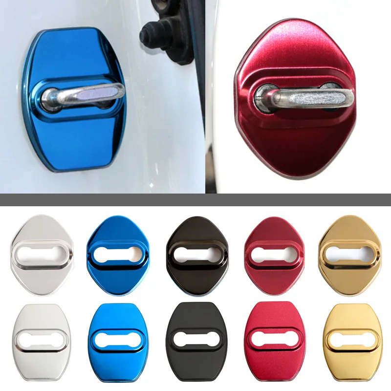 

Car Styling JDM Car Door Lock Cover DIY Case For Honda Mugen Power For Toyota Estima Harrier Alphard For TRD Car-Styling
