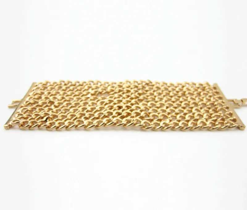 Twisted Link Chain font b Bracelet b font Free Shipping