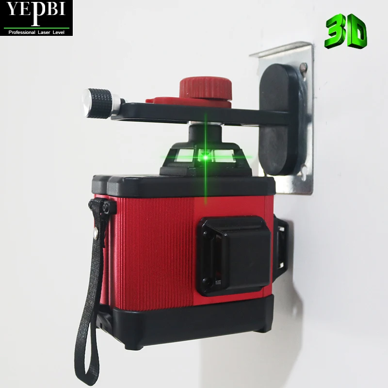

Yepbi 12Lines 3D Laser Level Self-Leveling 360 Horizontal And Vertical Cross Super Powerful Red Laser Beam Line