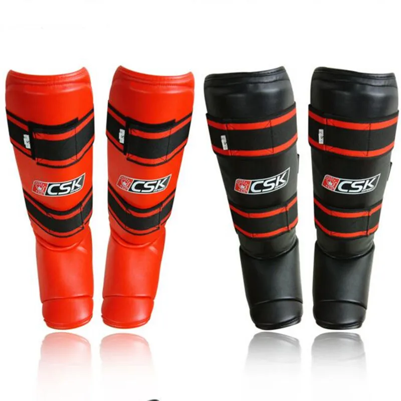 

CSK Shin Guards kickboxing Sanda boxing Leggings Ankle protection for MMA Muay thai shin pads