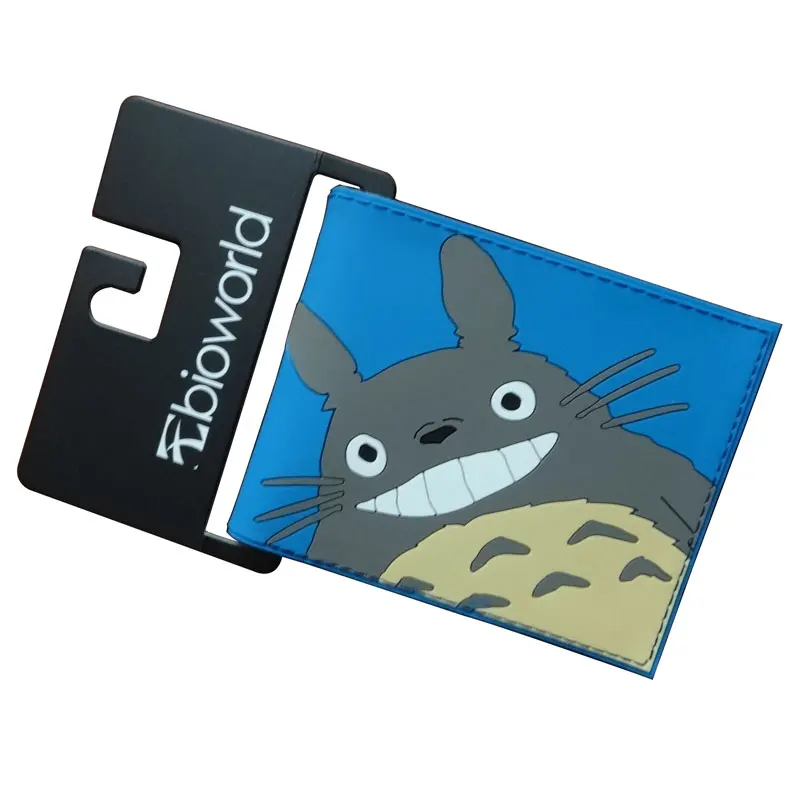 

Lovely Anime Cartoon Totoro Purse carteira Wallets Dollar Money Holder Bag Creative Gift for Kids PVC Short Wallet