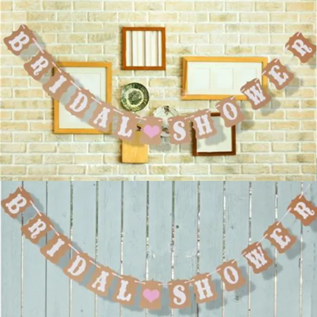 2017 Natural Materials Vintage Wedding Bunting Banner Photo Booth 2017 Natural Materials Vintage Wedding Bunting Banner Photo Booth Props Garland Bridal Shower Decoration