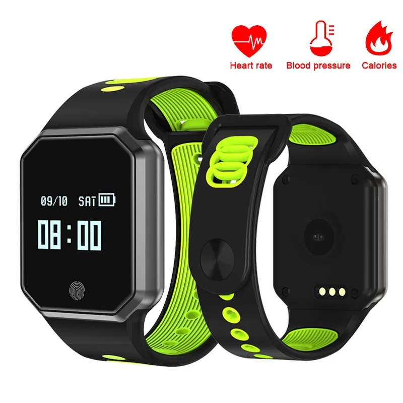 

Popuflo Smart Band QW11 Smart bracelet Blood Pressure monitor Activity Tracker women Heart Rate Smart Wristband Steps Calories