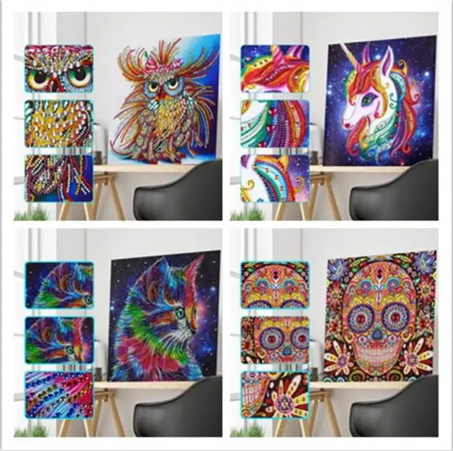 

TOUOILP Special Shaped,diamond Embroidery,Animal owl,Full,Rhinestone,5D,DIY Diamond Painting,Cross Stitch,Diamond Mosaic,Decor