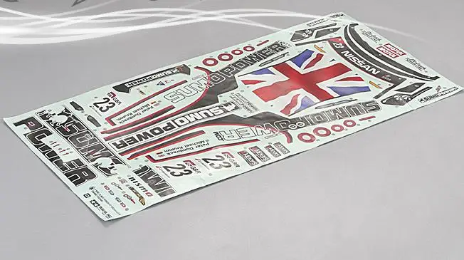 Масштаб 1/10 RC ONROAD гоночный Дрифт fouring HPI Kyosho наклейки на Корпус кузова автомобиля