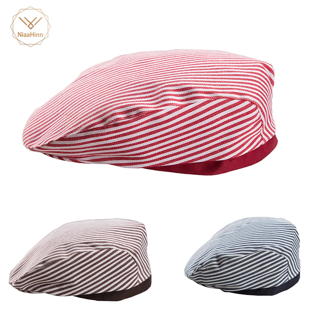 

New Chef Hat Hotel Attendant Kitchen Uniform Work Cap Uniforms Restaurant Advertising Beret Cook Chefs Working Hat Free shipping