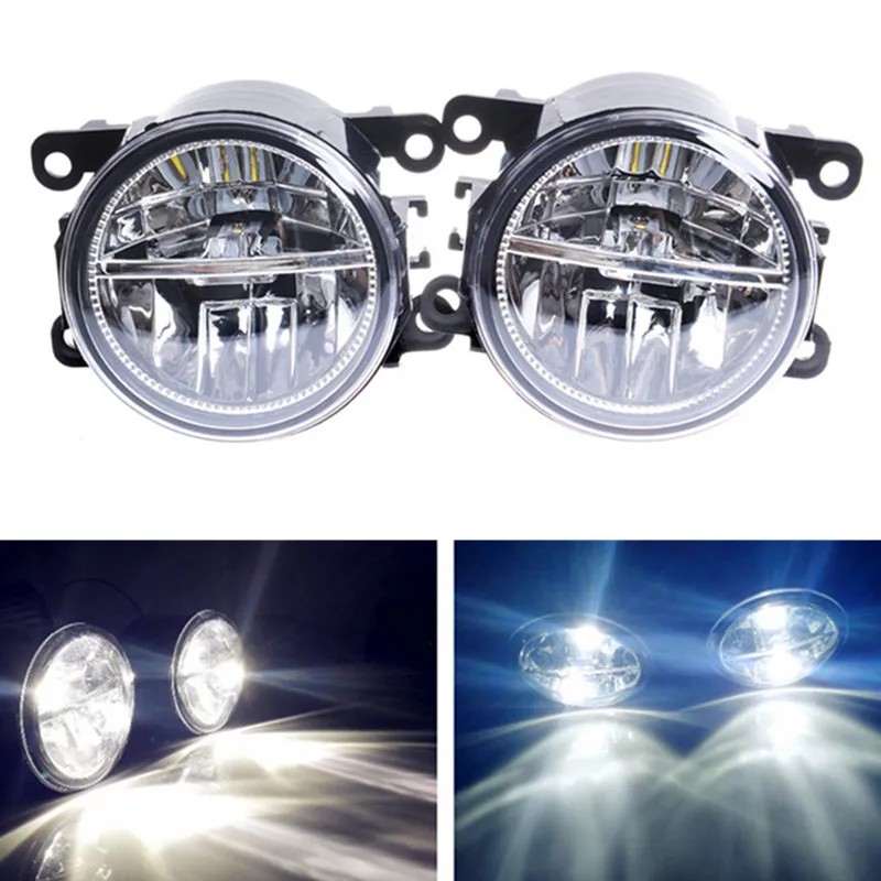 For Suzuki Grand Vitara SX4 JIMNY FJ IGNIS II SWIFT SPLASH ALTO 1998-2015 Car styling LED fog lamps DRL lights 1set 2 шт высокая мощность canbus t10 w5w cob led автомобилей лампочки свет для suzuki aerio grand vitara swift sx4 vitara самурай парковка свет