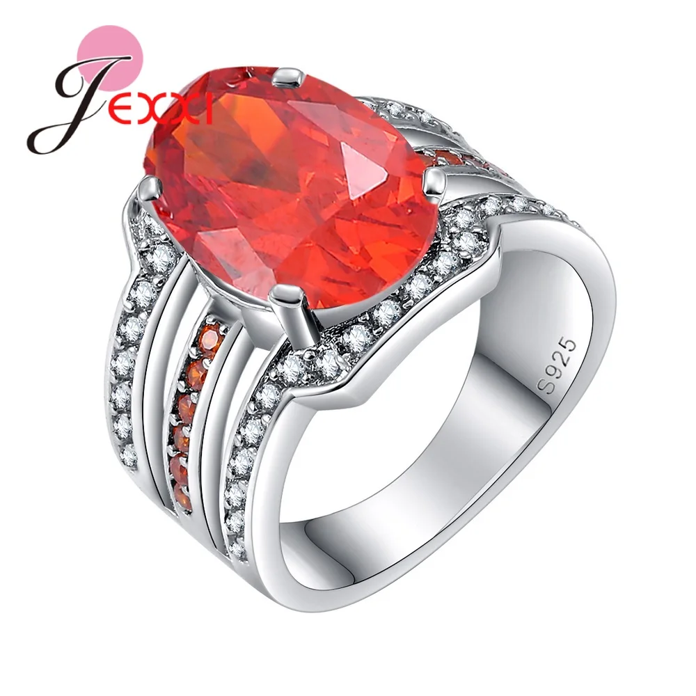 JEXXI Classic Women Wedding Engagement Propose Rings ...