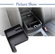 

Car-styling Car Center Central Armrest Storage Box Phone Glove Box Tray For Nissan Rogue X-Trail 2014 2015 Accessories