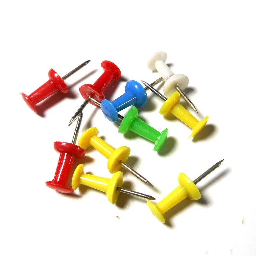 A002A Pushpin Picture Tacks Mixed Different Colors 500pcs/lotin Tacks