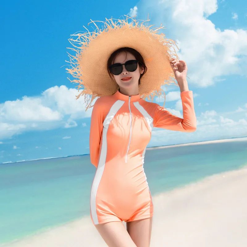 النساء واحد قطعة ملابس السباحة Partysu طالب المحافظ ملابس السباحة تصفح بدلة غطس بذلة ثوب السباحة ملابس بحر