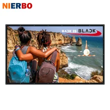 Outdoor Projector Screen 136 Inch Home Theater Video Movie Film Front Projection Black PVC Foldable Wall Mounted