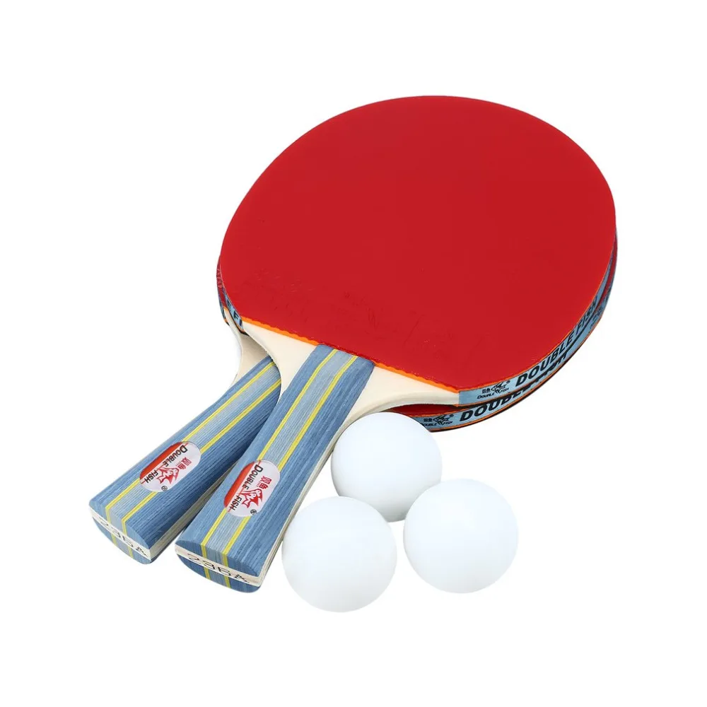 DOUBLE FISH Outdoor Indoor Sports Table Tennis Rackets with Ping pong
