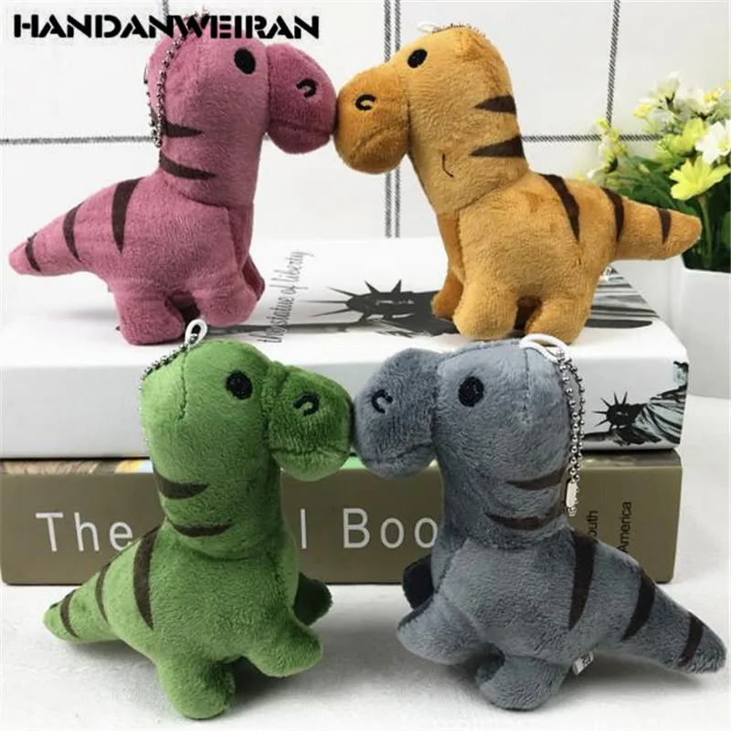 

1PCS Mini Dinosaur Plush Toy Cute Dinosaurs Small Pendant Toys Cartoon Dolls Children Birthday Christmas Gift 11CM HANDANWEIRAN