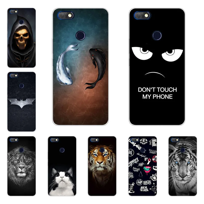 

Infinix Note 5 X604 Case,Silicon Gossip fish Painting Soft TPU Back Cover for Infinix Note5 X604 protect Phone shell