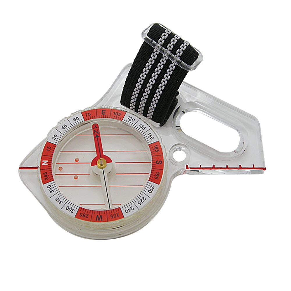 

MrY Portable Transparent Plastic Compass Compass Proportional Footprint Travel Outdoor Camping Hiking Military Compass Tools