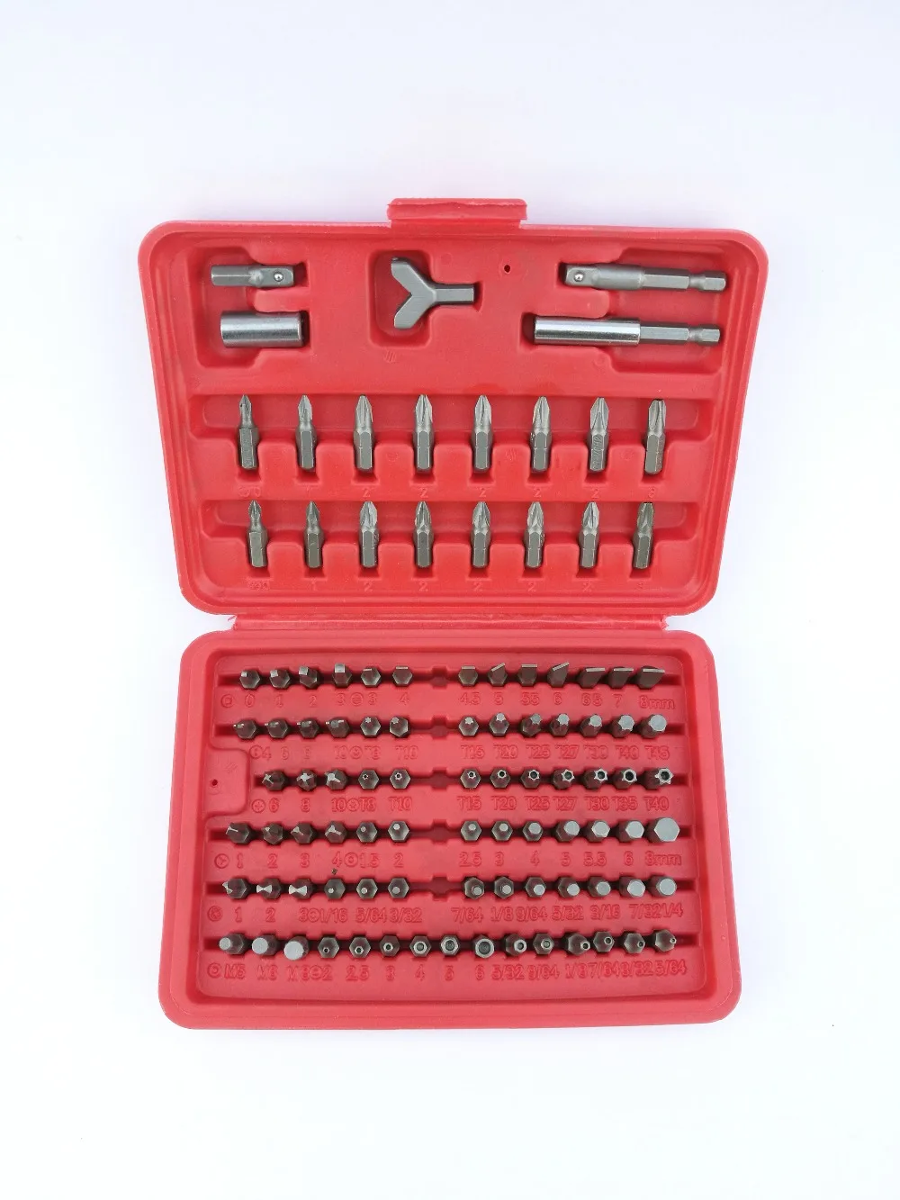 

Mainpoint Hot Sale High Qualilty 100pc Security Screwdriver Bit Set Torx Star Tamper Screws Hex Key Phillips Slotted Tri Wing