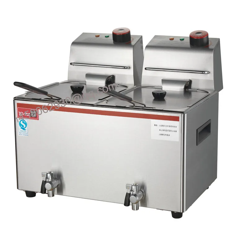 CE approved 6000W 16L electric deep fryer donut fryer chicken fryer