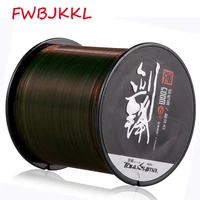 Fishing Line 500 Meters Parallel Roll Main Nylon Line Fishing Abrasion Resistance Transparent Color Coated Roll Nylon Thread Lure Strong Mono