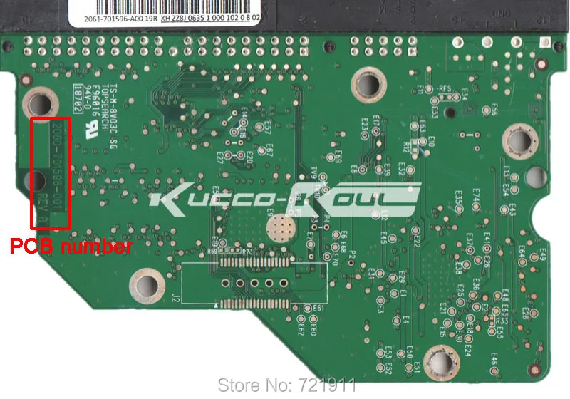 

HDD PCB logic board circuit board 2060 701596 001 for 3.5 inch IDE/PATA hard drive repair hdd date recovery