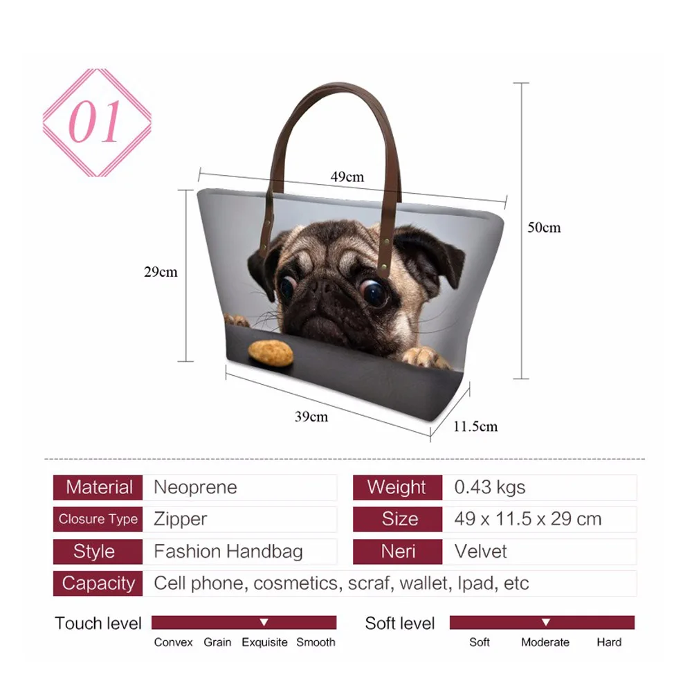 THIKIN английский Спрингер-спаниель наплечная сумка-мессенджер для женщин милый щенок шаблон сумки для женский топ-ручка сумки
